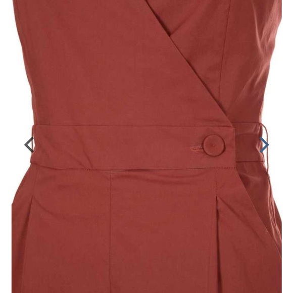 Marella Stretch Jumpsuit in Chocolate colour - Picture 4 of 7